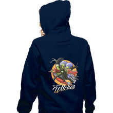 Load image into Gallery viewer, Daily_Deal_Shirts Zippered Hoodies, Unisex / Small / Navy Witches