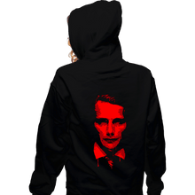 Load image into Gallery viewer, Secret_Shirts Zippered Hoodies, Unisex / Small / Black The Red Cannibal