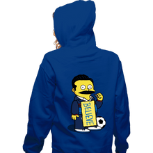 Load image into Gallery viewer, Daily_Deal_Shirts Zippered Hoodies, Unisex / Small / Royal Blue Lasso Special!