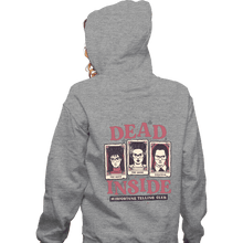 Load image into Gallery viewer, Daily_Deal_Shirts Zippered Hoodies, Unisex / Small / Sports Grey Dead Inside Misfortune Telling Club