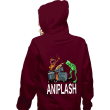 Load image into Gallery viewer, Secret_Shirts Zippered Hoodies, Unisex / Small / Maroon Aniplash