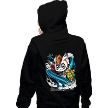 Load image into Gallery viewer, Daily_Deal_Shirts Zippered Hoodies, Unisex / Small / Black Hashira Water