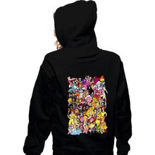 Load image into Gallery viewer, Daily_Deal_Shirts Zippered Hoodies, Unisex / Small / Black Saturday Morning Ladies