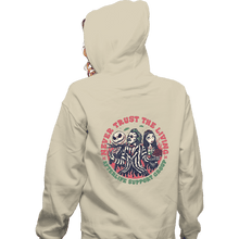 Load image into Gallery viewer, Daily_Deal_Shirts Zippered Hoodies, Unisex / Small / White Afterlife Support Group