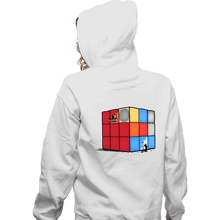 Load image into Gallery viewer, Shirts Zippered Hoodies, Unisex / Small / White Solving The Cube