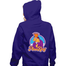 Load image into Gallery viewer, Secret_Shirts Zippered Hoodies, Unisex / Small / Violet The King Of Snow