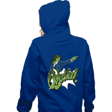 Load image into Gallery viewer, Secret_Shirts Zippered Hoodies, Unisex / Small / Royal Blue Super Lawyer