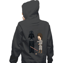 Load image into Gallery viewer, Daily_Deal_Shirts Zippered Hoodies, Unisex / Small / Dark Heather Stupid Jedi
