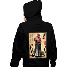 Load image into Gallery viewer, Daily_Deal_Shirts Zippered Hoodies, Unisex / Small / Black Red Ronin