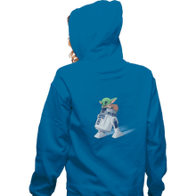 Load image into Gallery viewer, Shirts Zippered Hoodies, Unisex / Small / Royal blue Droid Squee