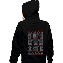 Load image into Gallery viewer, Secret_Shirts Zippered Hoodies, Unisex / Small / Black Nintendmas