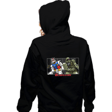 Load image into Gallery viewer, Shirts Zippered Hoodies, Unisex / Small / Black Gundamn