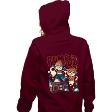 Load image into Gallery viewer, Secret_Shirts Zippered Hoodies, Unisex / Small / Maroon Pump It Up