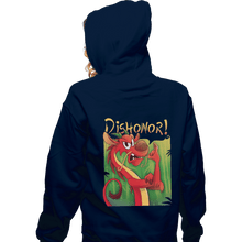 Load image into Gallery viewer, Shirts Pullover Hoodies, Unisex / Small / Navy Dishonor On You