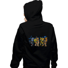 Load image into Gallery viewer, Daily_Deal_Shirts Zippered Hoodies, Unisex / Small / Black Where The War Beasts Are