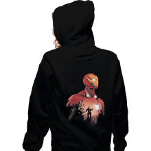 Load image into Gallery viewer, Shirts Zippered Hoodies, Unisex / Small / Black I R O N M A N