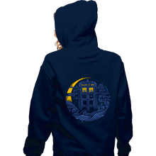 Load image into Gallery viewer, Secret_Shirts Zippered Hoodies, Unisex / Small / Navy Traveller