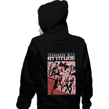 Load image into Gallery viewer, Shirts Pullover Hoodies, Unisex / Small / Black Teens With Attitude