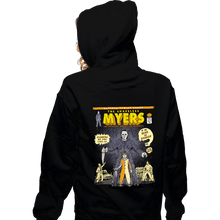 Load image into Gallery viewer, Secret_Shirts Zippered Hoodies, Unisex / Small / Black Shapeless Myers