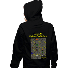 Load image into Gallery viewer, Secret_Shirts Zippered Hoodies, Unisex / Small / Black Run Escape