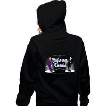 Load image into Gallery viewer, Secret_Shirts Zippered Hoodies, Unisex / Small / Black My Creepy Cara Mia