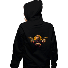 Load image into Gallery viewer, Shirts Zippered Hoodies, Unisex / Small / Black Golden Trouble Maker
