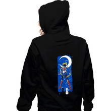 Load image into Gallery viewer, Shirts Zippered Hoodies, Unisex / Small / Black Inked Moon