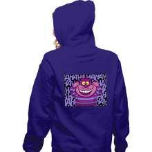 Load image into Gallery viewer, Shirts Zippered Hoodies, Unisex / Small / Violet Mad Cat
