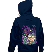 Load image into Gallery viewer, Secret_Shirts Zippered Hoodies, Unisex / Small / Navy Zoro