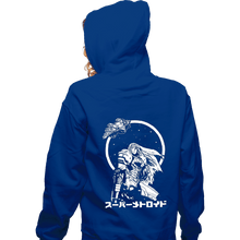 Load image into Gallery viewer, Secret_Shirts Zippered Hoodies, Unisex / Small / Royal Blue The Interstellar Bounty Hunter