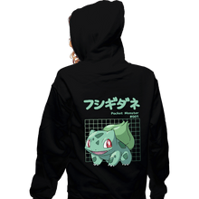 Load image into Gallery viewer, Sold_Out_Shirts Zippered Hoodies, Unisex / Small / Black Bulbasaur X-Ray