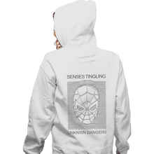 Load image into Gallery viewer, Shirts Zippered Hoodies, Unisex / Small / White Unknown Dangers