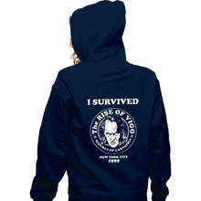 Load image into Gallery viewer, Secret_Shirts Zippered Hoodies, Unisex / Small / Navy Surviving Vigo