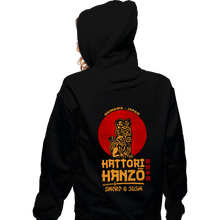 Load image into Gallery viewer, Shirts Zippered Hoodies, Unisex / Small / Black Hattori Hanzo