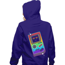 Load image into Gallery viewer, Shirts Zippered Hoodies, Unisex / Small / Violet Gaymer Player II