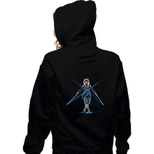 Load image into Gallery viewer, Secret_Shirts Zippered Hoodies, Unisex / Small / Black The Mark Of The Force