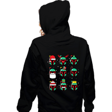 Load image into Gallery viewer, Daily_Deal_Shirts Zippered Hoodies, Unisex / Small / Black Bountiful Xmas
