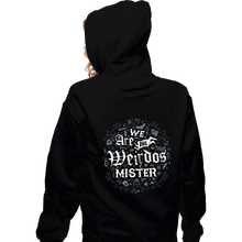 Load image into Gallery viewer, Daily_Deal_Shirts Zippered Hoodies, Unisex / Small / Black We Are The Weirdos