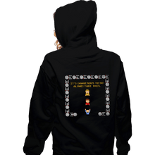 Load image into Gallery viewer, Secret_Shirts Zippered Hoodies, Unisex / Small / Black Take This Red Shirt!