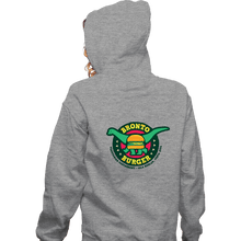 Load image into Gallery viewer, Daily_Deal_Shirts Zippered Hoodies, Unisex / Small / Sports Grey Bronto Burger