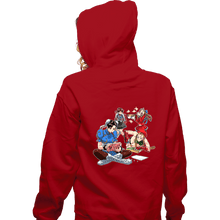 Load image into Gallery viewer, Daily_Deal_Shirts Zippered Hoodies, Unisex / Small / Red Showoff
