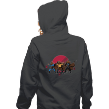 Load image into Gallery viewer, Daily_Deal_Shirts Zippered Hoodies, Unisex / Small / Dark Heather Straw Hats, Magic, And Kung Fu