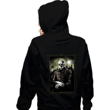 Load image into Gallery viewer, Secret_Shirts Zippered Hoodies, Unisex / Small / Black Portrait In Transylvania