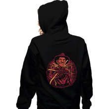Load image into Gallery viewer, Daily_Deal_Shirts Zippered Hoodies, Unisex / Small / Black The Elm Street Slasher