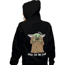 Load image into Gallery viewer, Shirts Pullover Hoodies, Unisex / Small / Black Here For The Soup