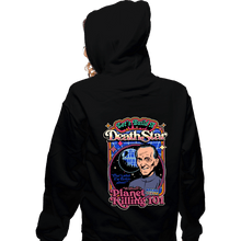 Load image into Gallery viewer, Daily_Deal_Shirts Zippered Hoodies, Unisex / Small / Black Let's Build A Death Star