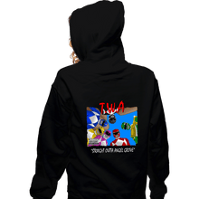 Load image into Gallery viewer, Secret_Shirts Zippered Hoodies, Unisex / Small / Black T.W.A!