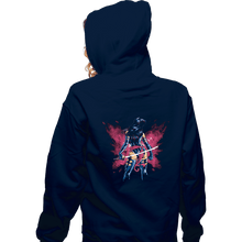 Load image into Gallery viewer, Shirts Zippered Hoodies, Unisex / Small / Navy Mental Butterfly