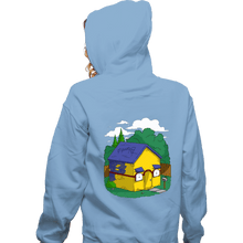 Load image into Gallery viewer, Secret_Shirts Zippered Hoodies, Unisex / Small / Royal Blue Mil HOUSE