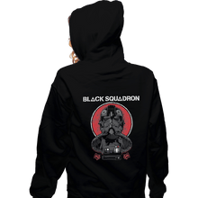 Load image into Gallery viewer, Shirts Pullover Hoodies, Unisex / Small / Black Black Squadron